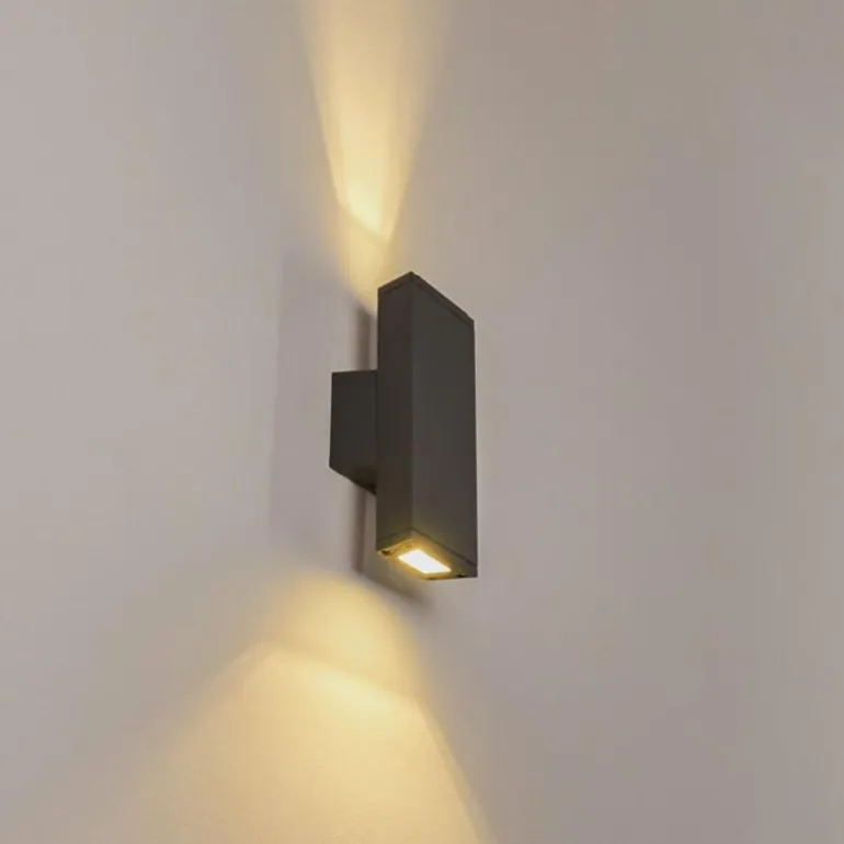 Applique murale Roseau LED Anthracite, 1 lumière