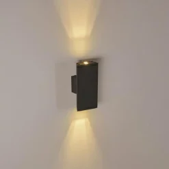 Applique murale Roseau LED Anthracite, 1 lumière