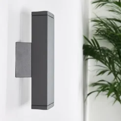 Applique murale Roseau LED Anthracite, 1 lumière