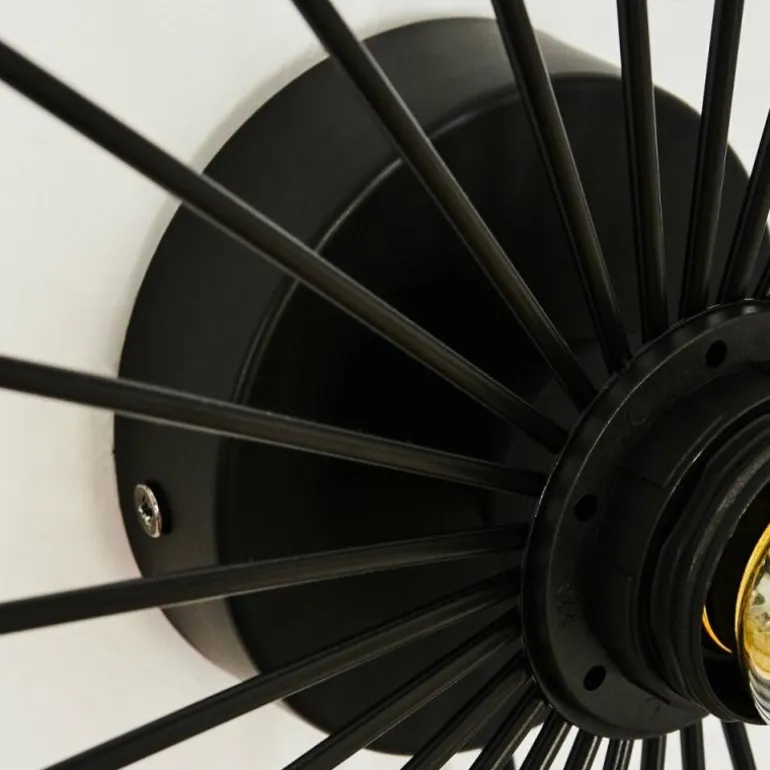 Applique murale Rossedalen Noir, 1 lumière