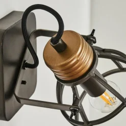 Applique murale Russu Gris, 1 lumière