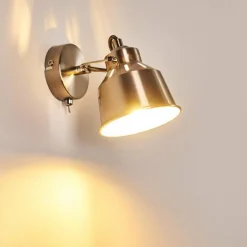 Applique murale Safari Chrome brossé, 1 lumière