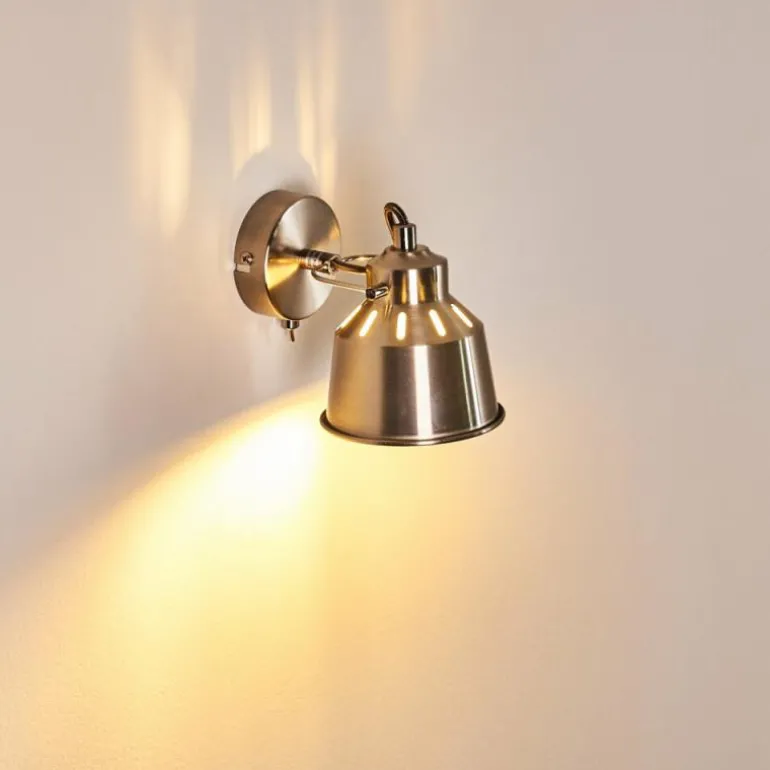 Applique murale Safari Chrome brossé, 1 lumière