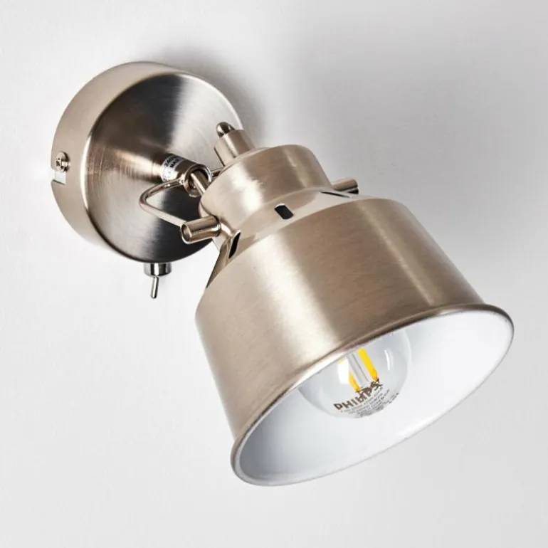 Applique murale Safari Chrome brossé, 1 lumière