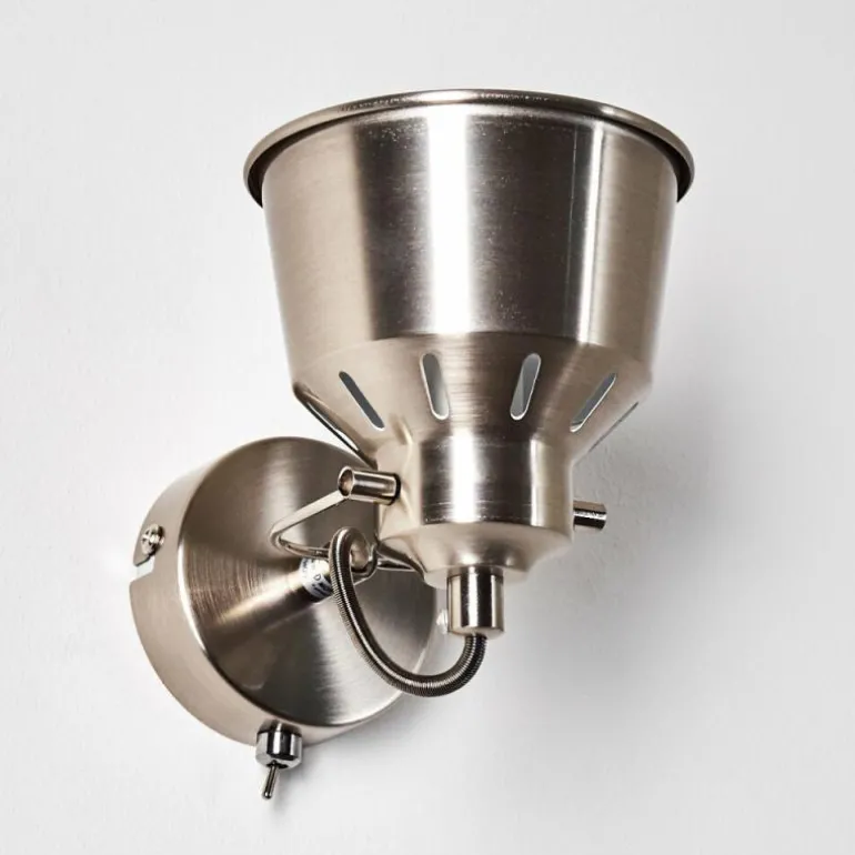 Applique murale Safari Chrome brossé, 1 lumière