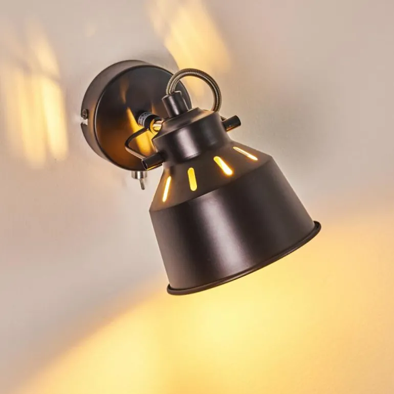 Applique murale Safari Noir, 1 lumière