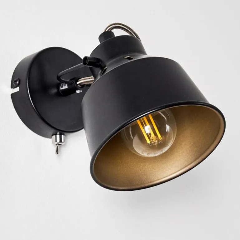 Applique murale Safari Noir, 1 lumière