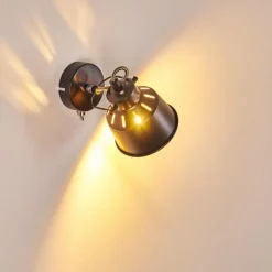 Applique murale Safari Noir, 1 lumière