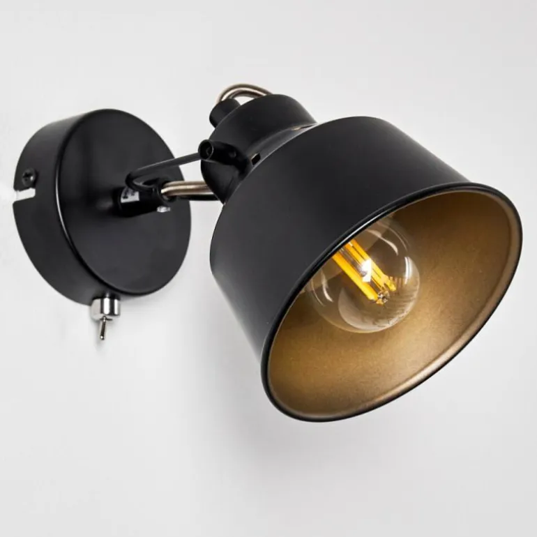 Applique murale Safari Noir, 1 lumière