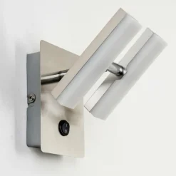 Applique murale Sakami LED Nickel mat, 2 lumières