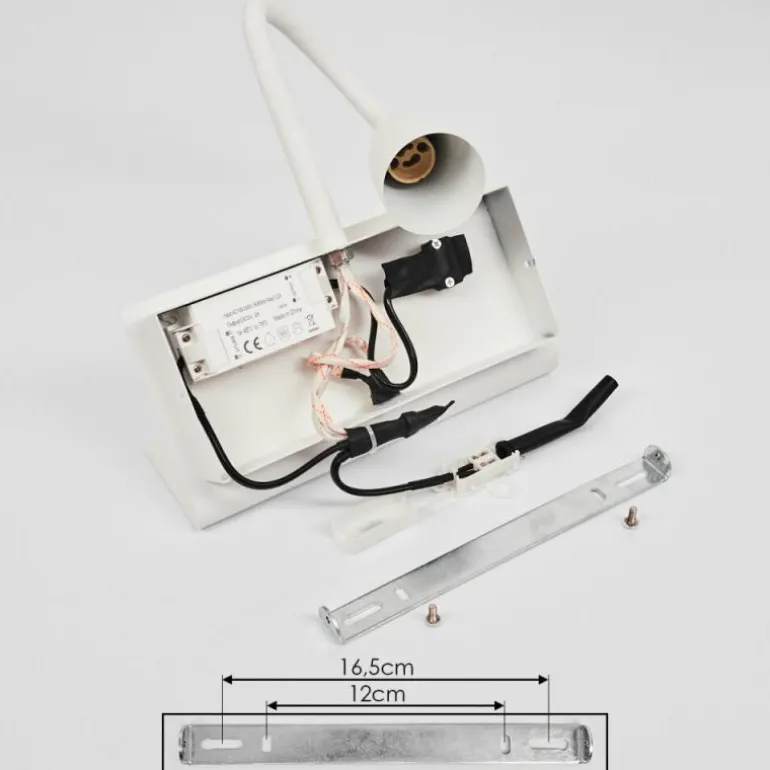 Applique murale Sarnen Blanc, 1 lumière