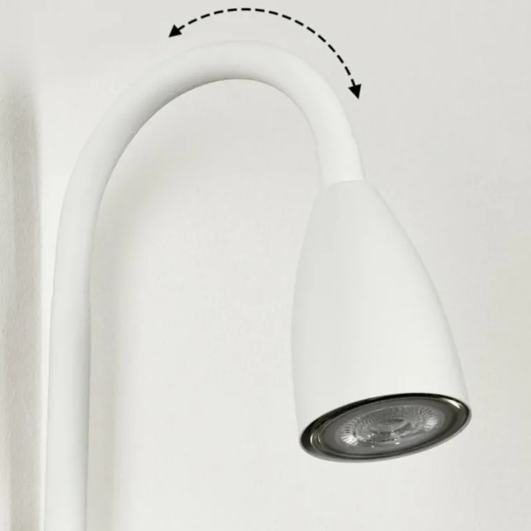 Applique murale Sarnen Blanc, 1 lumière