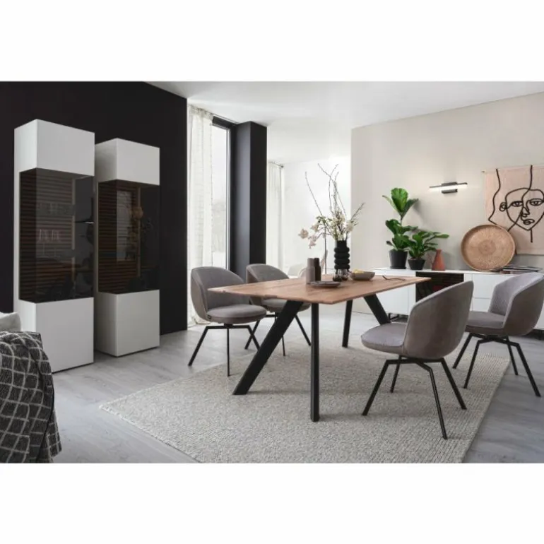 Applique murale SCHÖNER WOHNEN-Kollektion Wide LED Noir, 1 lumière