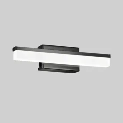 Applique murale SCHÖNER WOHNEN-Kollektion Wide LED Noir, 1 lumière