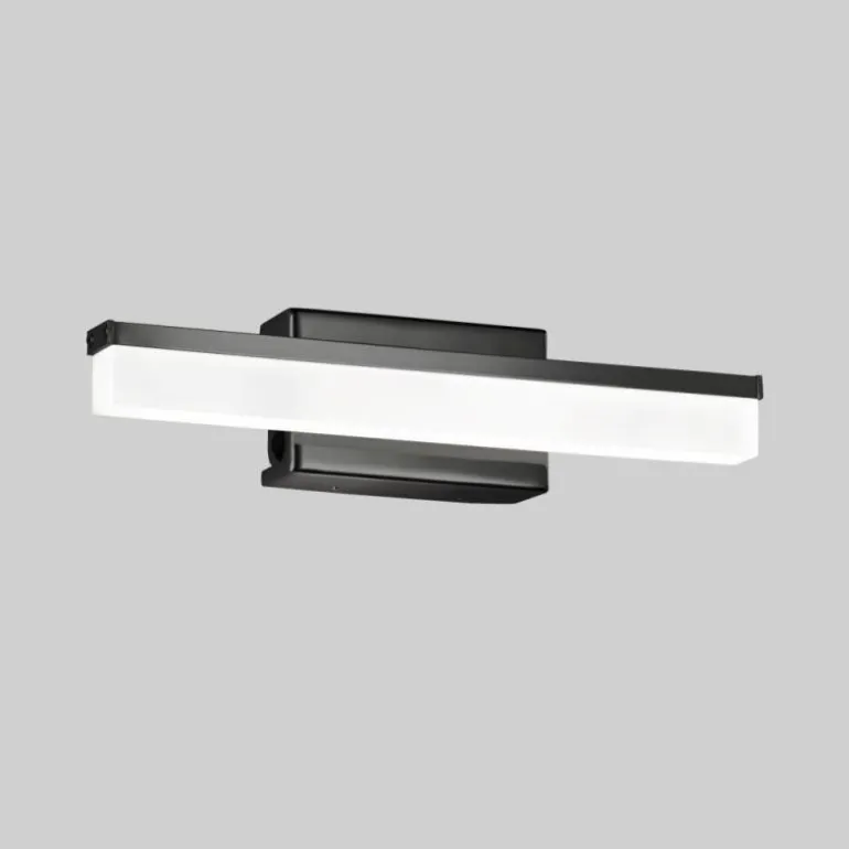 Applique murale SCHÖNER WOHNEN-Kollektion Wide LED Noir, 1 lumière