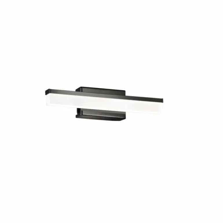 Applique murale SCHÖNER WOHNEN-Kollektion Wide LED Noir, 1 lumière