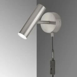 Applique murale SCHÖNER-WOHNEN-Kollektion Stina LED Nickel mat, 1 lumière