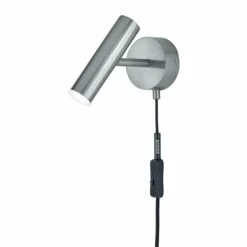 Applique murale SCHÖNER-WOHNEN-Kollektion Stina LED Nickel mat, 1 lumière