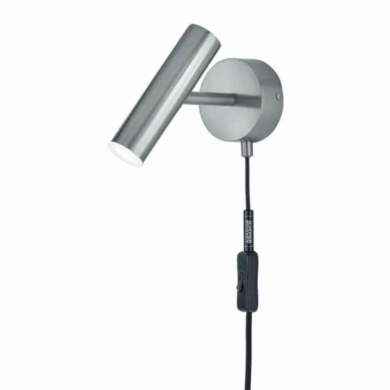 Applique murale SCHÖNER-WOHNEN-Kollektion Stina LED Nickel mat, 1 lumière