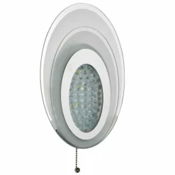 Applique murale Searchlight WALL LED Chrome, Blanc, 1 lumière