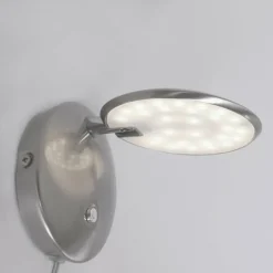 Applique murale Steinhauer Zenith LED Acier inoxydable, 1 lumière