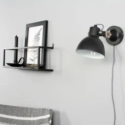 Applique murale Steinhauer Mexlite Noir, 1 lumière