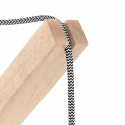 Applique murale Steinhauer Mexlite Brun, Bois clair, Nickel mat, 1 lumière