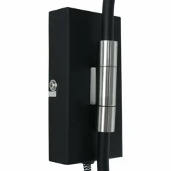 Applique murale Steinhauer Fjorgard Noir, 1 lumière