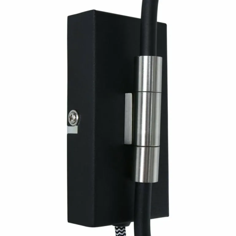 Applique murale Steinhauer Fjorgard Noir, 1 lumière