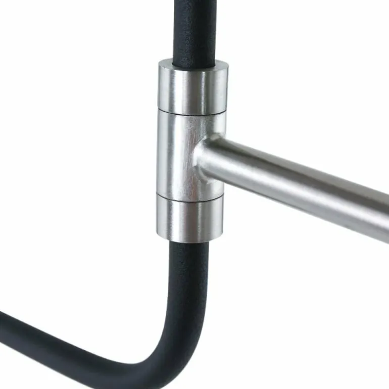 Applique murale Steinhauer Fjorgard Noir, 1 lumière