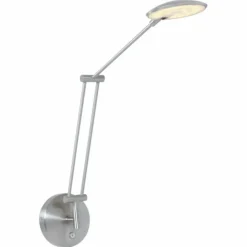 Applique murale Steinhauer Zodiac LED Acier inoxydable, 1 lumière