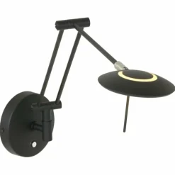 Applique murale Steinhauer Zodiac LED Noir, 1 lumière