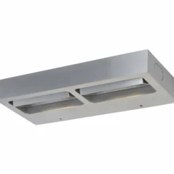 Applique murale Steinhauer Spectrum LED Acier brossé, 2 lumières