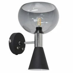 Applique murale Steinhauer Anne Fastlåst Noir, 2 lumières