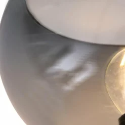 Applique murale Steinhauer Anne Fastlåst Noir, 2 lumières