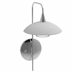 Applique murale Steinhauer Tallerken LED Acier inoxydable, Blanc, 1 lumière