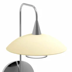 Applique murale Steinhauer Tallerken LED Acier inoxydable, Blanc, 1 lumière