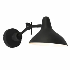 Applique murale Steinhauer Kasket Noir, Blanc, 1 lumière