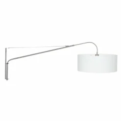 Applique murale Steinhauer Gramineus Acier inoxydable, Blanc, 1 lumière
