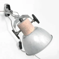 Applique murale Steinhauer Gearwood Nickel mat, 1 lumière