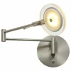 Applique murale Steinhauer Turound LED Acier inoxydable, 1 lumière