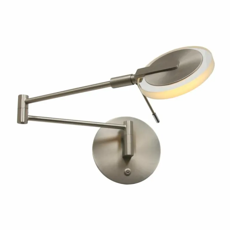 Applique murale Steinhauer Turound LED Acier inoxydable, 1 lumière