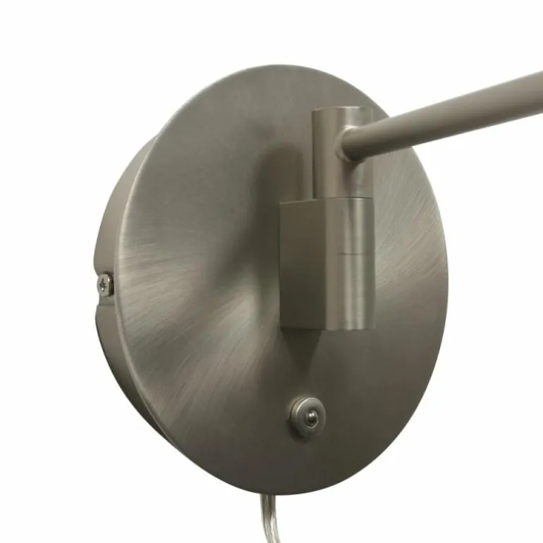 Applique murale Steinhauer Turound LED Acier inoxydable, 1 lumière