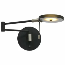 Applique murale Steinhauer Turound LED Noir, 1 lumière