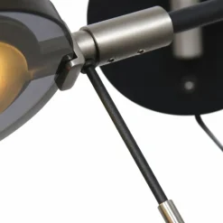 Applique murale Steinhauer Turound LED Noir, 1 lumière