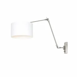 Applique murale Steinhauer Prestige Chic Acier brossé, 1 lumière