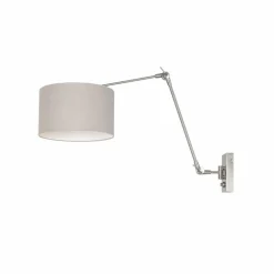 Applique murale Steinhauer Prestige Chic Acier brossé, 1 lumière