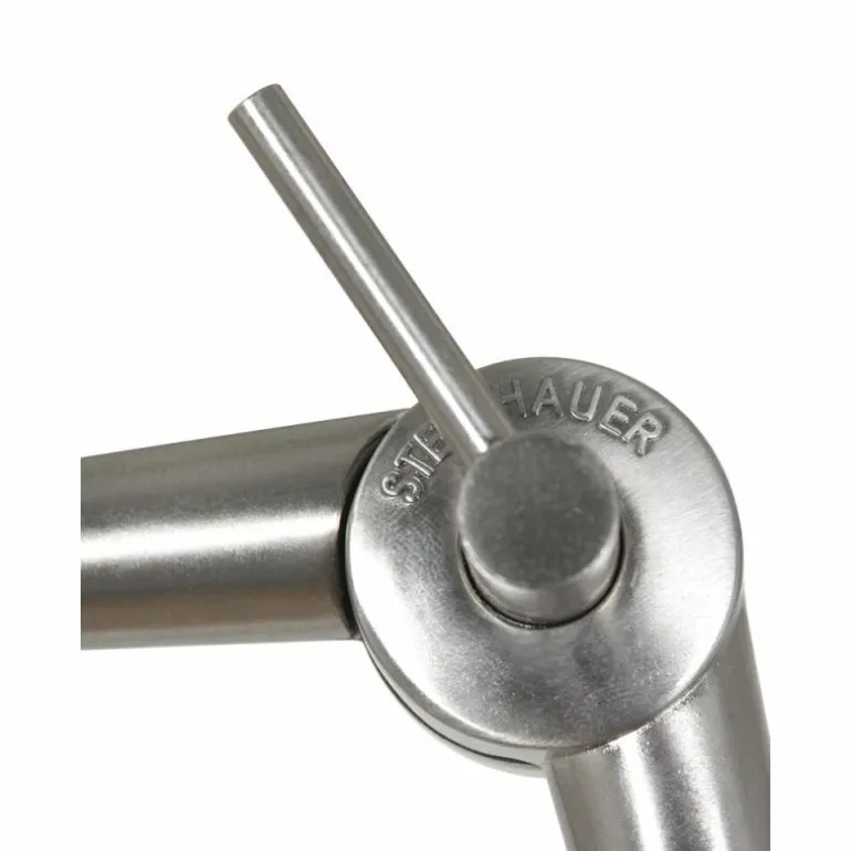 Applique murale Steinhauer Prestige Chic Acier brossé, 1 lumière