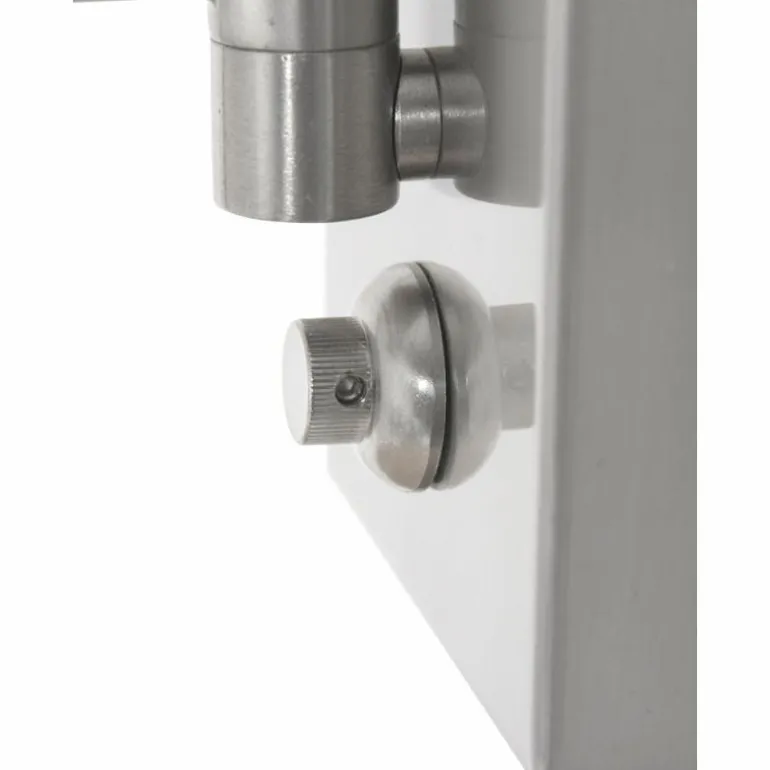 Applique murale Steinhauer Prestige Chic Acier brossé, 1 lumière