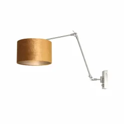 Applique murale Steinhauer Prestige Chic Acier brossé, 1 lumière